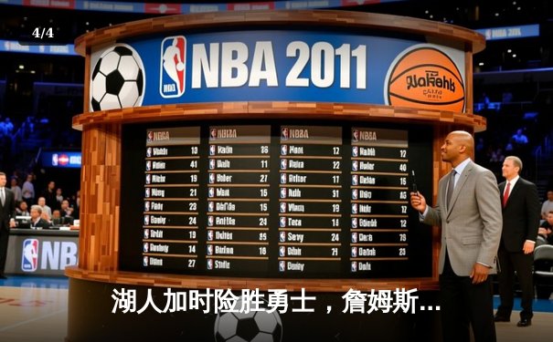 湖人加时险胜勇士，詹姆斯三双戴维斯40+20统治内线 - 4