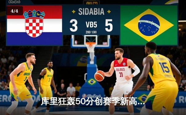 库里狂轰50分创赛季新高，勇士加时险胜凯尔特人扳平总决赛 - 4